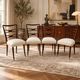 Attributed to Guglielmo Ulrich Mid-Century Dinning Chairs,1940s,Set of four