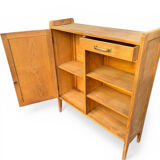 Parisian buffet, raw oak, compass legs, 1950.