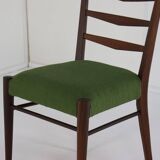 Set van 4 Pastoe ST09 teak stoelen 'Bilderdijk'