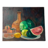 Oil on canvas still life