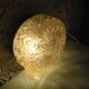 Round ceiling light vintage glass