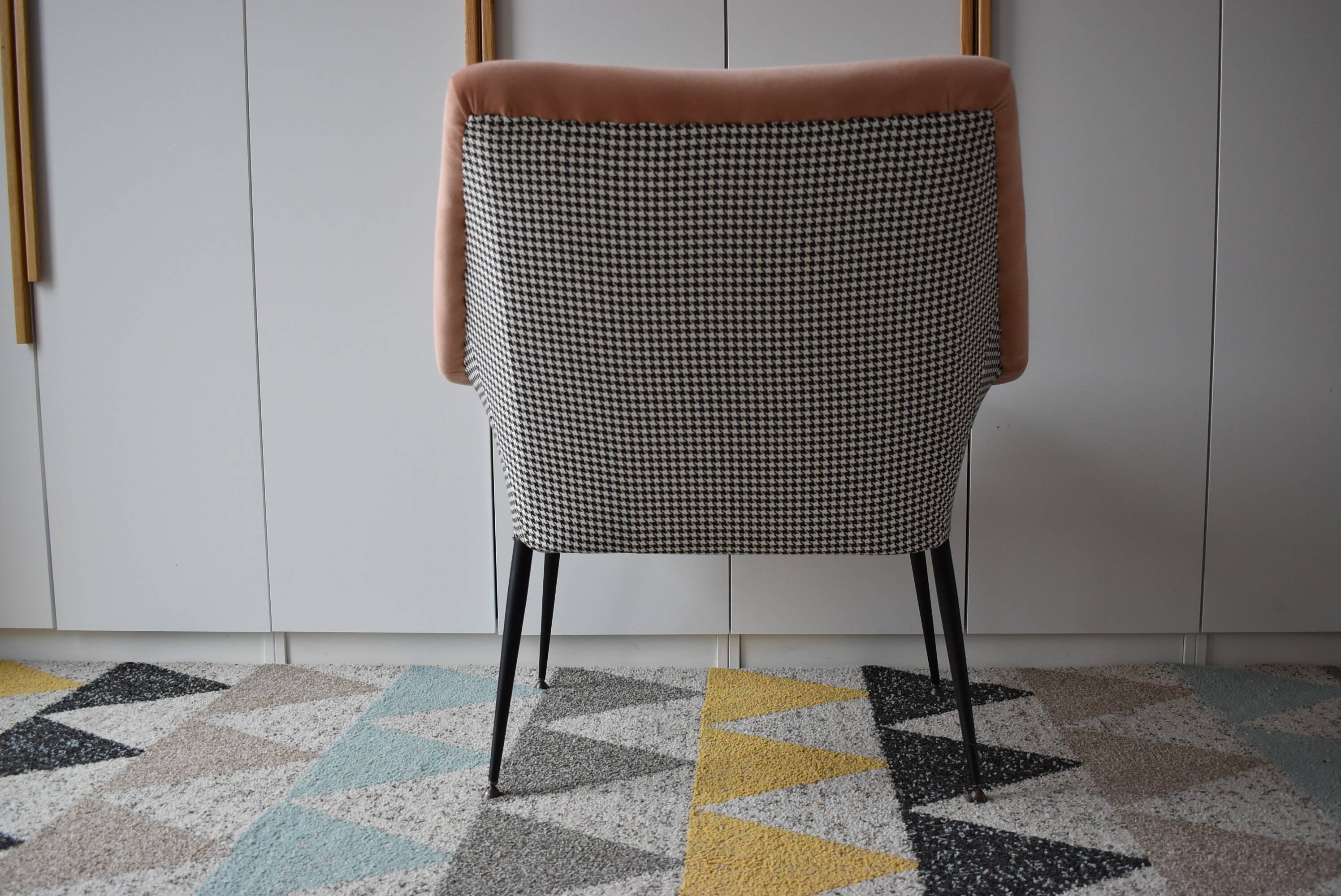 Vintage armchair Shell, 1960s,Deutsche Democratische Republic,restored