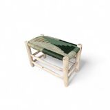 Handmade rope bench