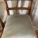 Six turned wooden chairs