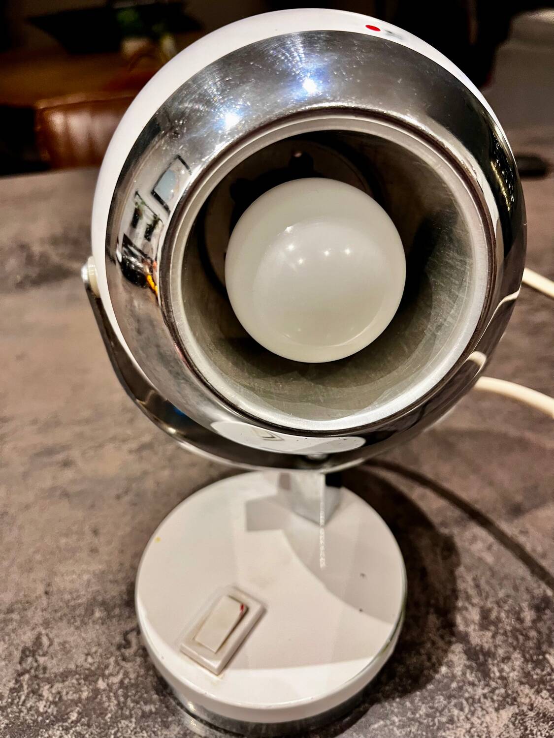 Eyeball lamp design Italian 60s/70s