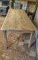 Table de ferme en chêne français massif 239x89 Brut patiné
