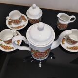 Porcelain coffee service Model Regina Bavaria Germany Vintage70'S