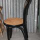 Black canine chair