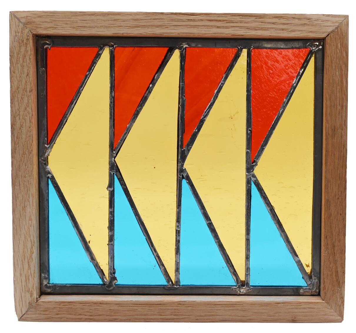 Diamond stained glass window