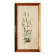 Watercolor painting of wildflowers and grasses, signed, 70s