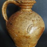 Stoneware pitcher/jug, late 19th/early 20th century, Puisaye