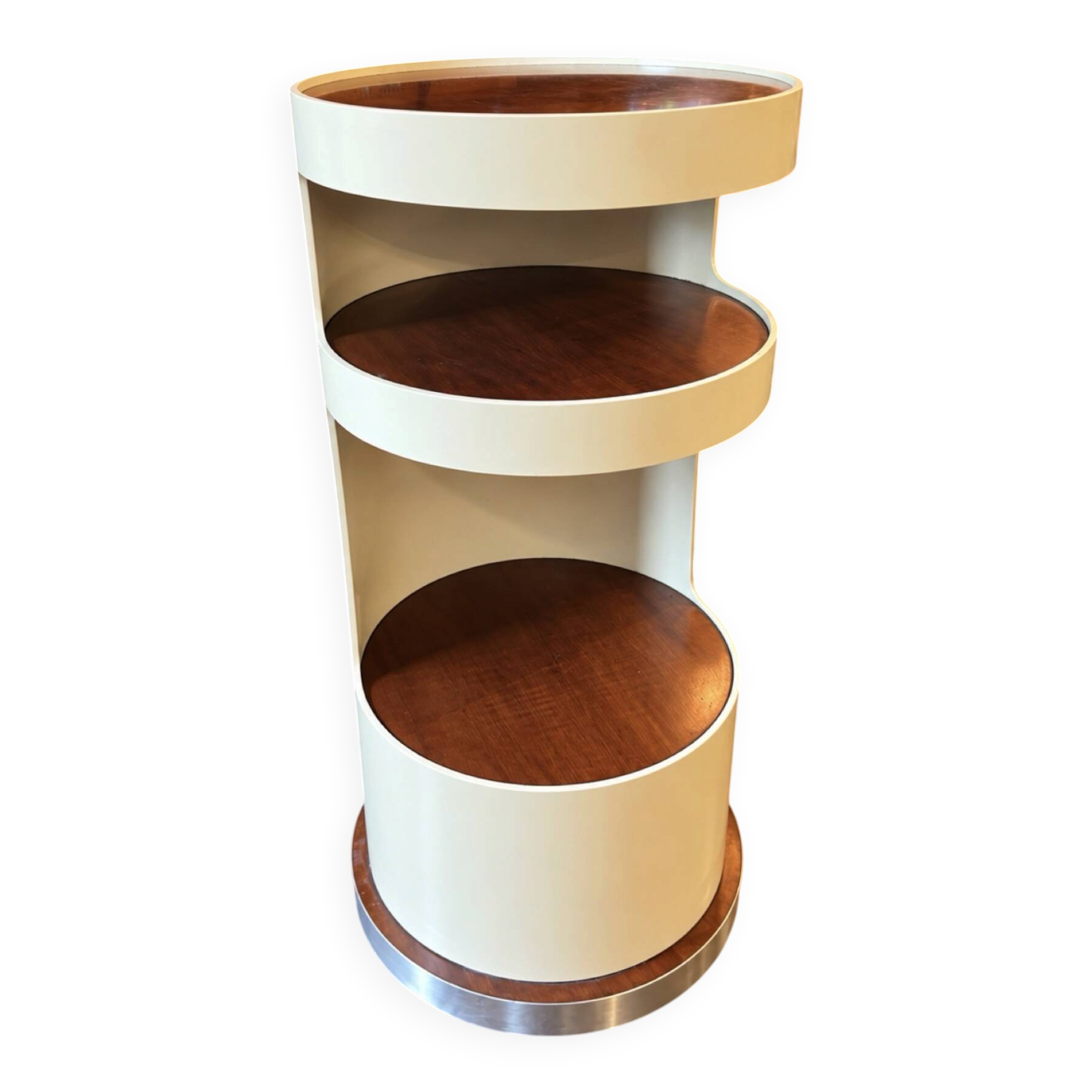 Space Age column furniture attributed to Joe Colombo.