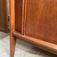 Low sideboard with two sliding doors, vintage 1950