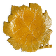 Vintage ochre earthenware dish AEGITNA Vallauris 1950/60