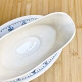 Iron clay sauceboat / U&C Sarreguemines / 19th century