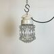 Vintage White Porcelain Pendant Light, 1970s