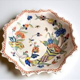Malicorne earthenware by Pouplard Beatrix: old plate with Rouen decoration