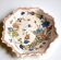 Assiette ancienne décor Rouen en faïence de Malicorne de Pouplard Beatrix