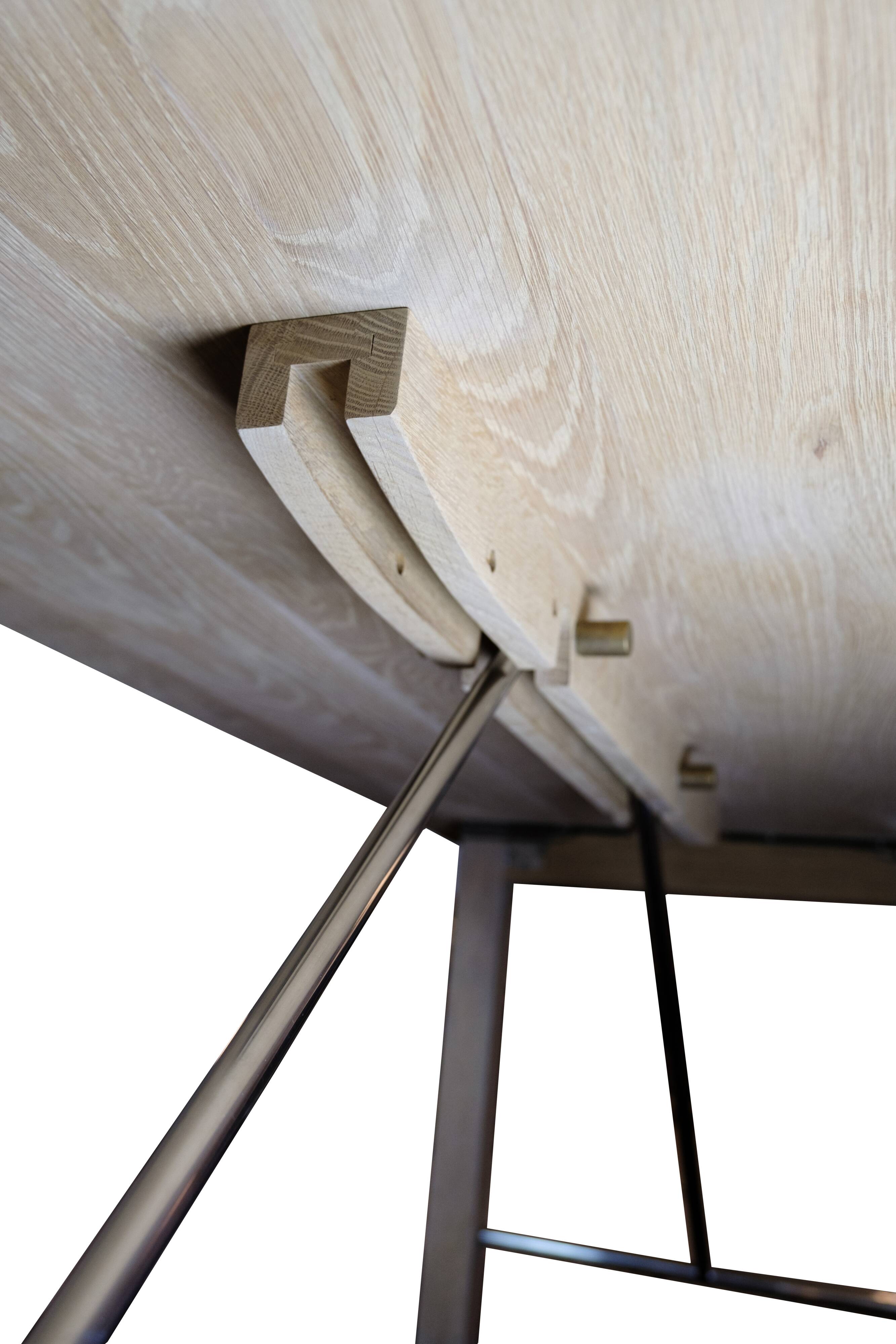 Dining Table Made In Solid Oak By Hans Thryge Raunkjær For Trip Trap
