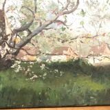 Landscape painting "Tree in Bloom"
