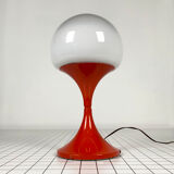 Italian glass table lamp, 1980