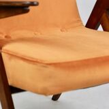 Fauteuil Orange Bunny attribué à Józef Chierowski, 1970