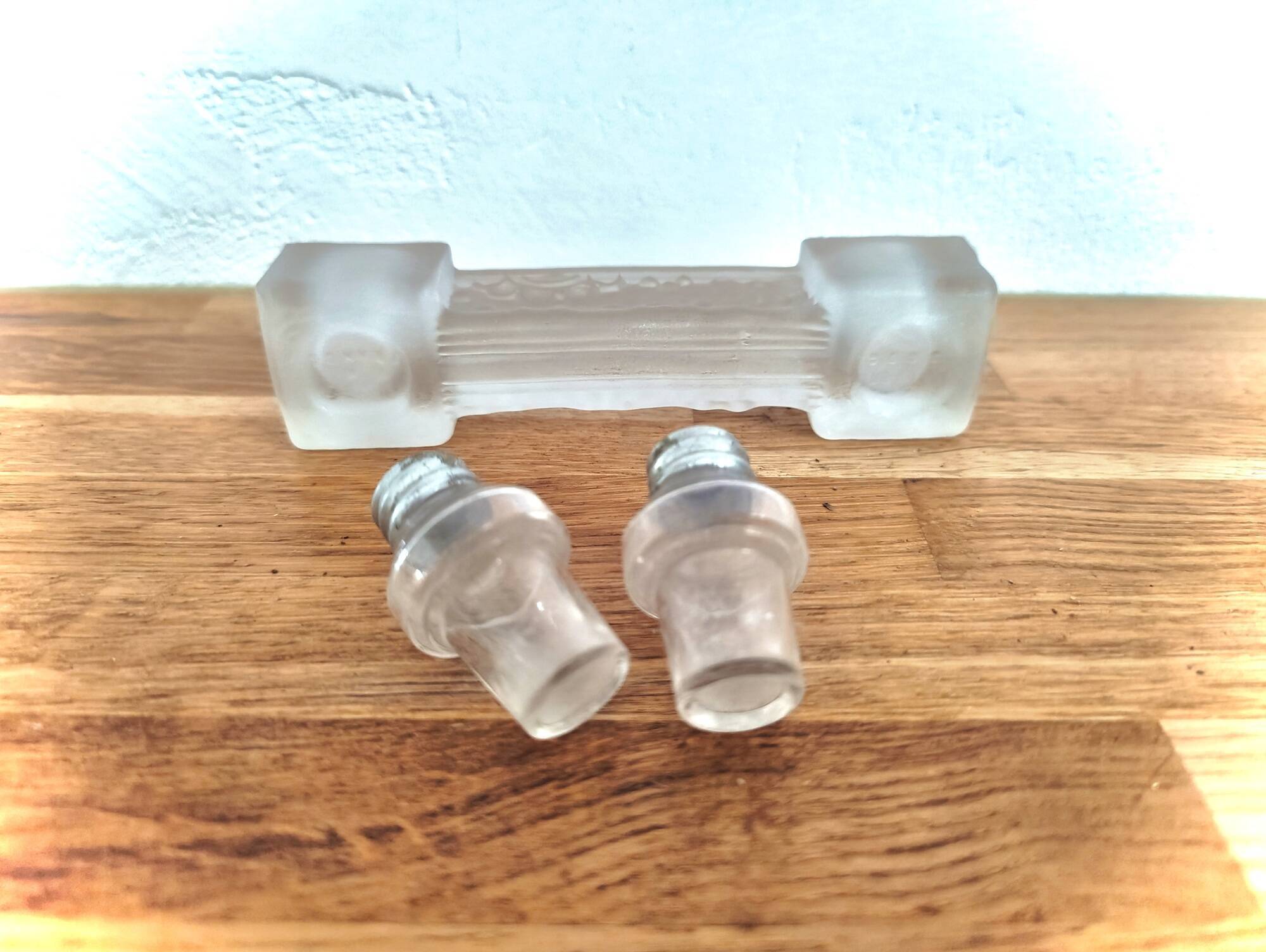"knife holder with salt and pepper shakers"