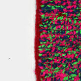 Contemporary carpet Beni Ouarain has polka dots 116 x 180 cm