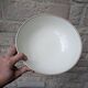 Vintage ironstone salad bowl Salins model Nénuphar 28cm