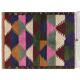 Vintage Turkish Oushak Rug Handwoven 115x145 cm