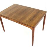 Extendable rectangular dining table in rosewood 'Emmedingen'