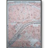 Paris, Champ de Mars, ancien plan, imprimé en 1914.