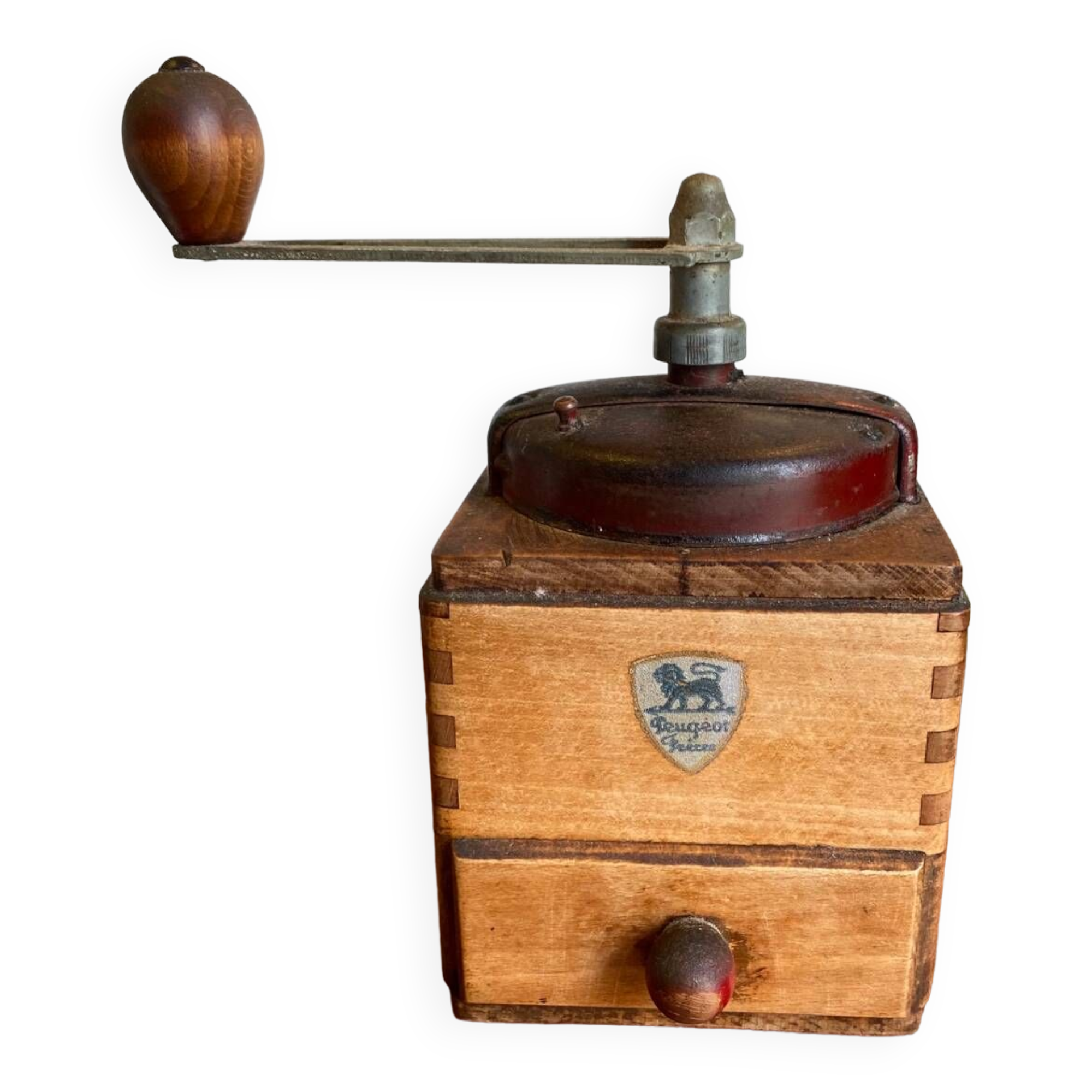 Vintage Peugeot brothers coffee grinder