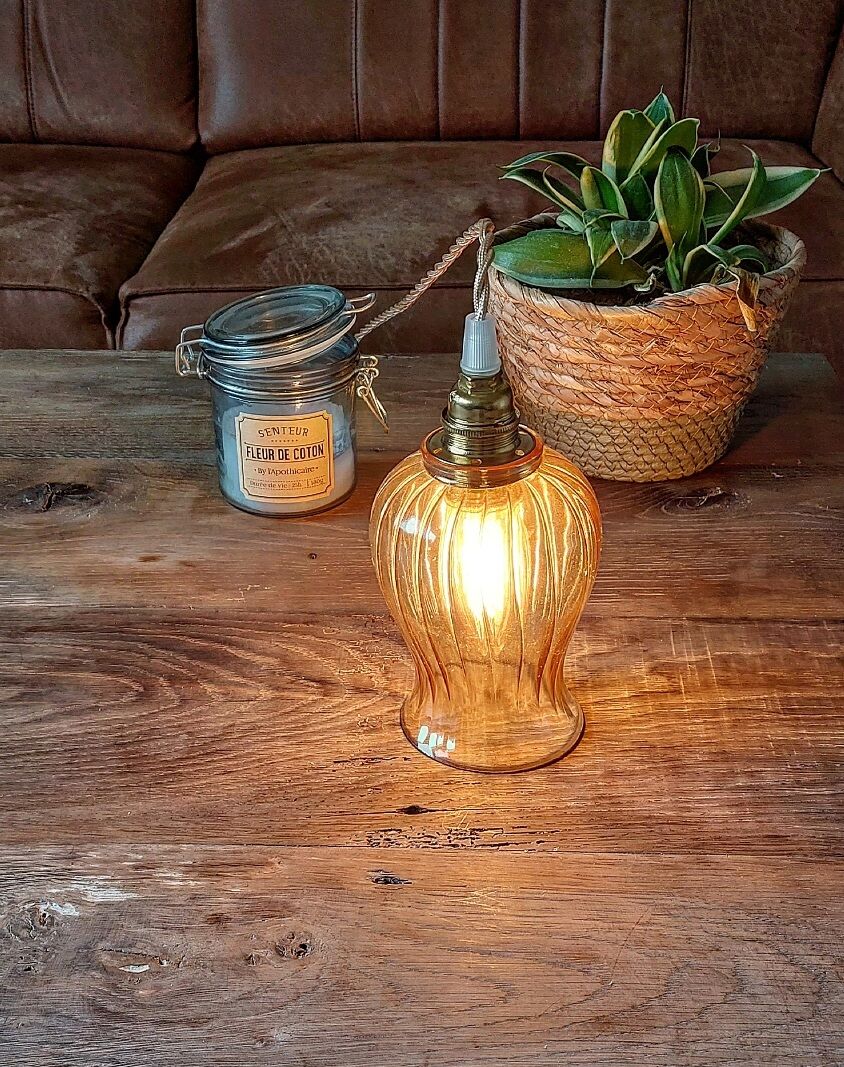 Amber vintage walkway