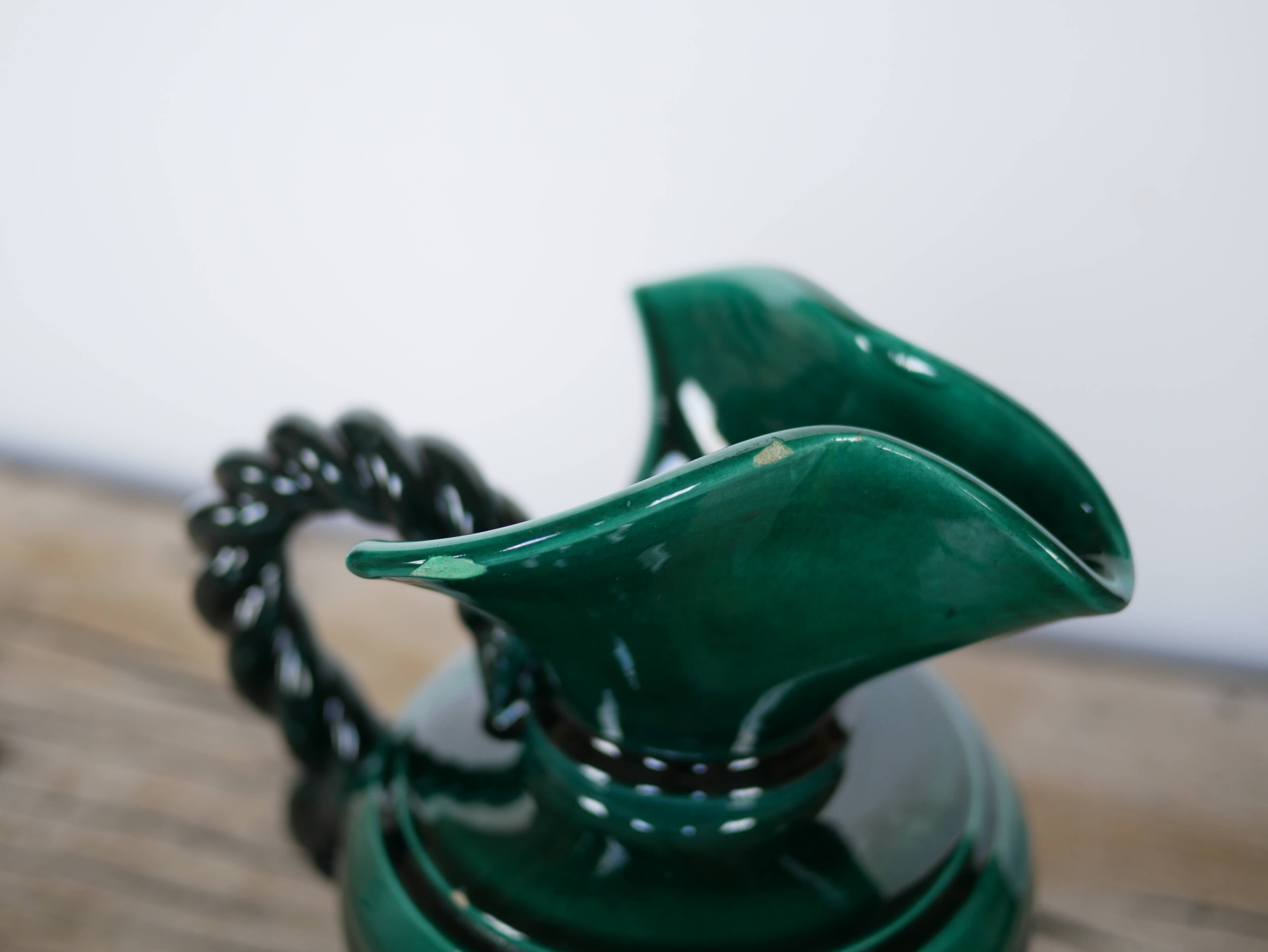 Vintage ceramic vase pitcher by Marius Giuge, Vallauris