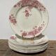 8 flat plates iron earth model Anémone by Bertrand Bordeaux