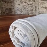 Antique French linen sheet – 19th century hand-woven hemp fabric (250×200 cm)
