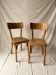 Set of 2 vintage Baumann bistro chairs