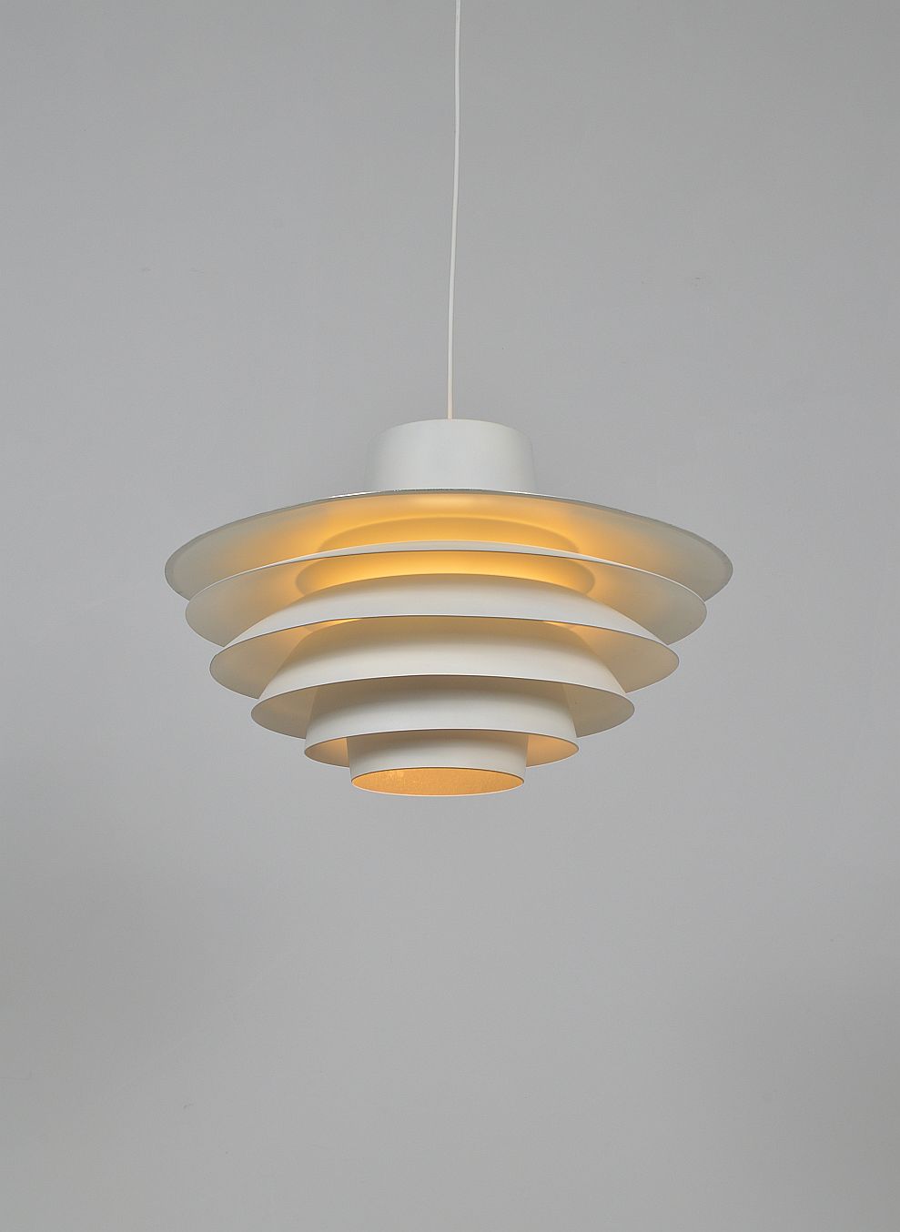 Danish XL hanging lamp 'Verona' designed by Sven Middelboe for Nordisk Solar