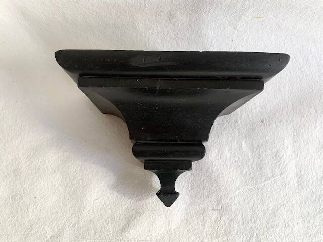 Victorian ebonized wood wall console, circa 1840