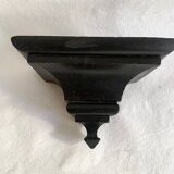 Victorian ebonized wood wall console, circa 1840