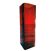 Vintage vase • red glass • 1970's