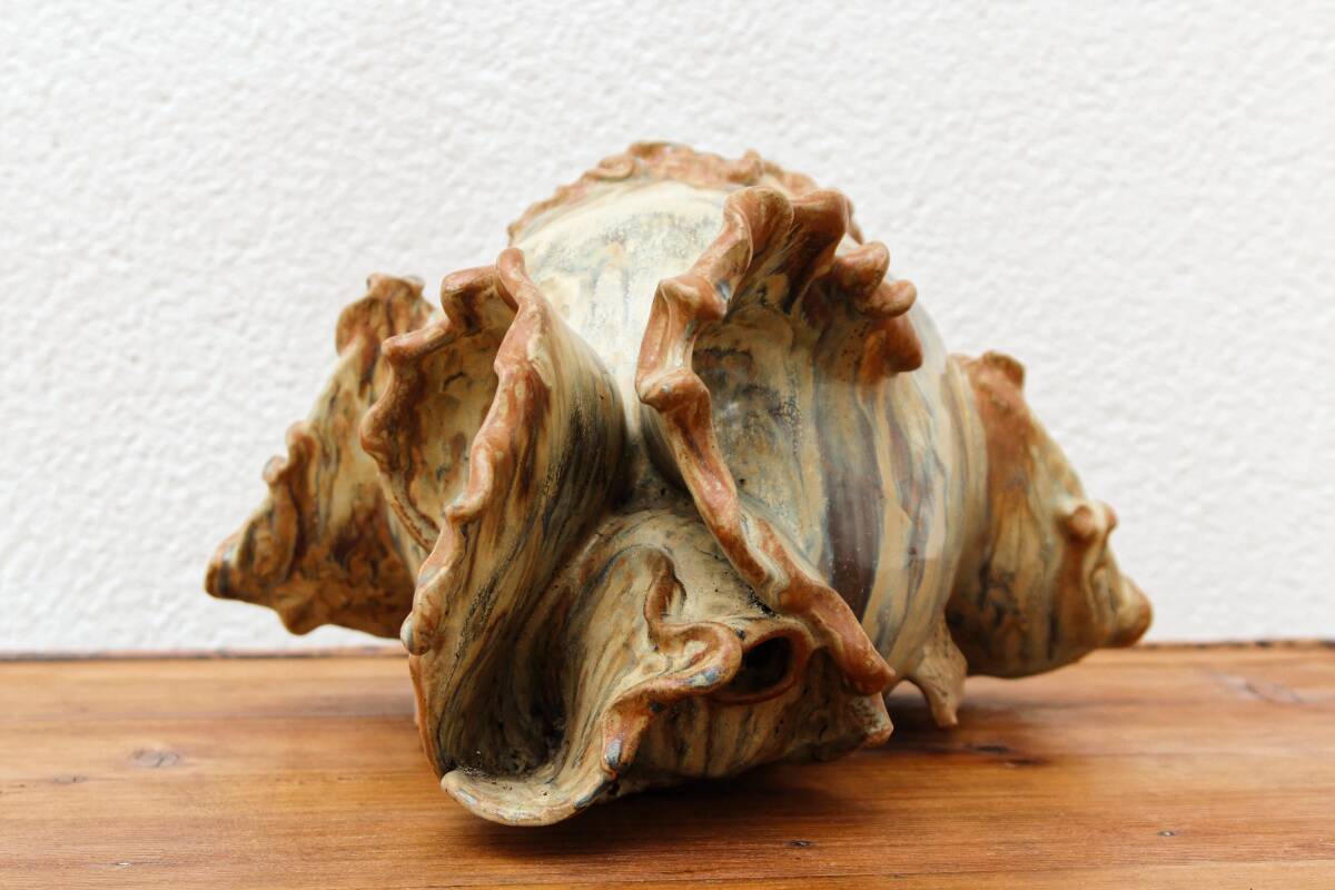 Fantastic creature in Saint Amand sandstone, signed Nadia Chiodi