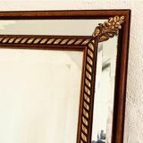 Antique mirror with parecloses 174x73cm