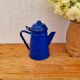 Vintage blue enamelled coffee maker