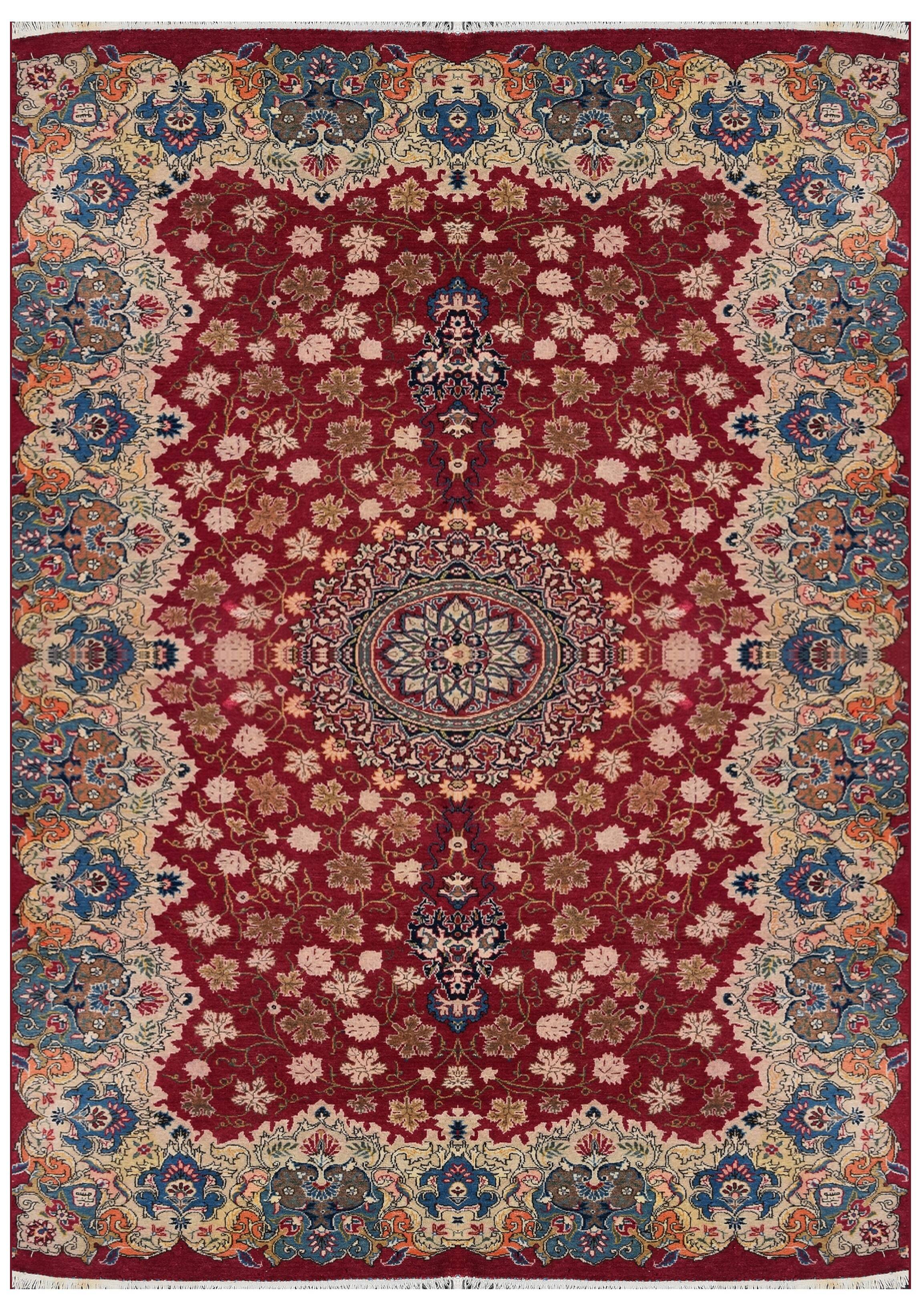 Oriental Iran Rug, Kashan Persian - 2.15 x 1.42 Meters