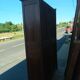 Louis Philippe walnut bookcase
