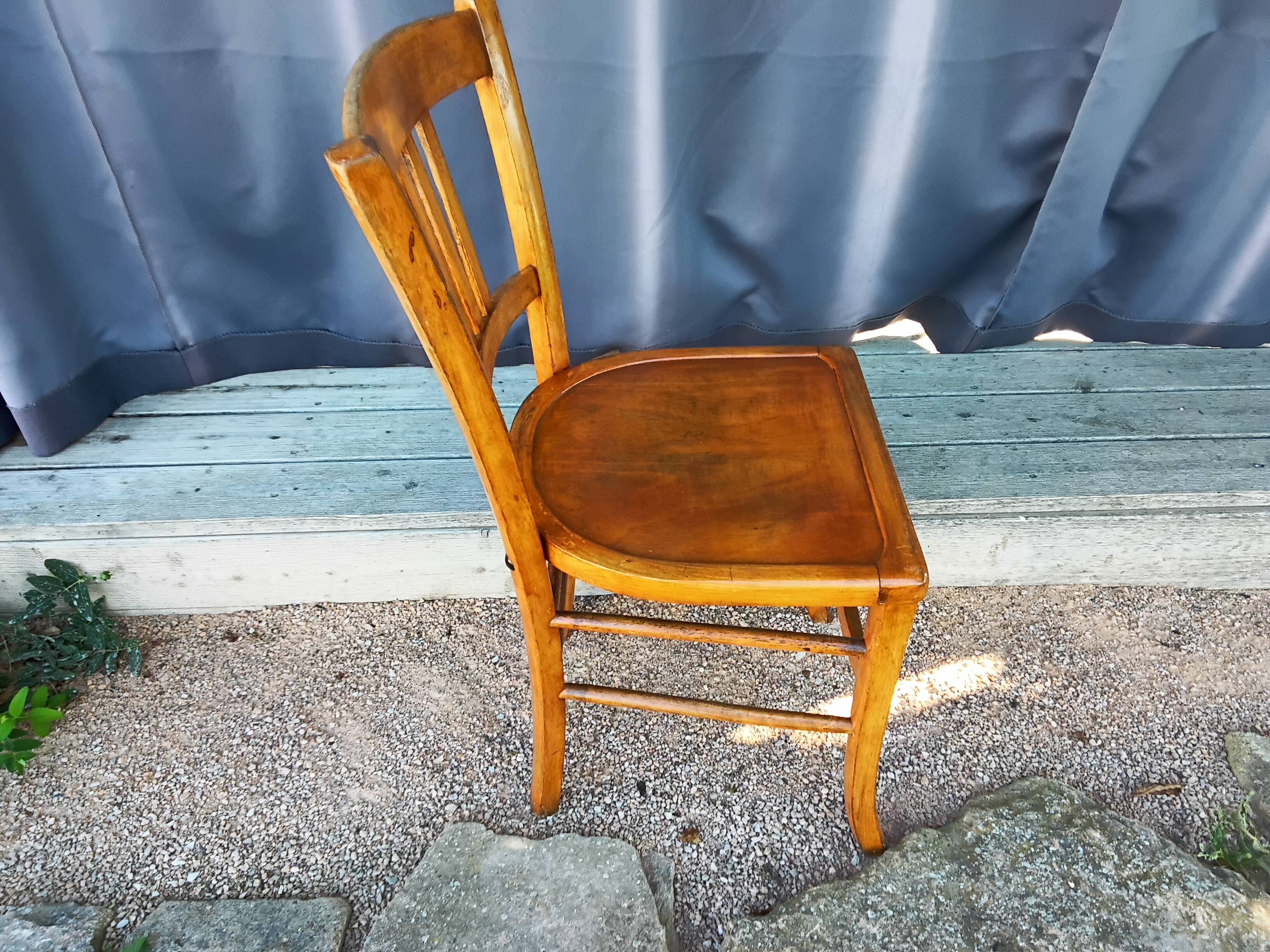 Duo of bistro chairs