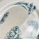 Set of 6 flat plates model "Oeillet", KG Lunéville, ironstone, 19th century