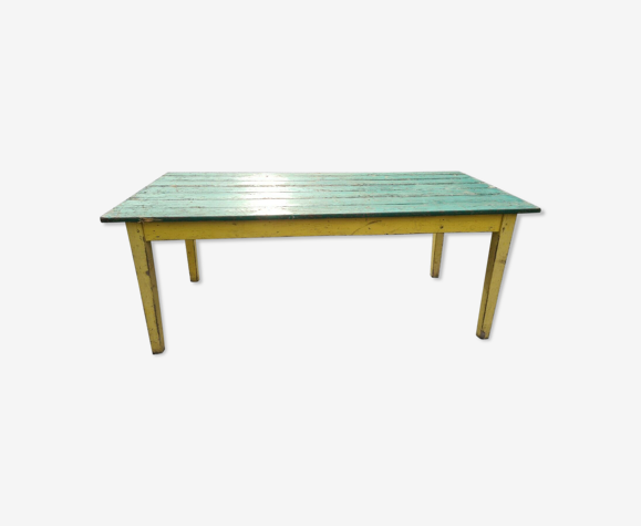 Table de ferme en sapin